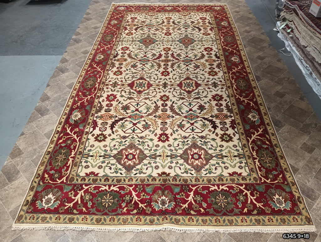 9 x 18 New Quality Handmade Rug #F-6345