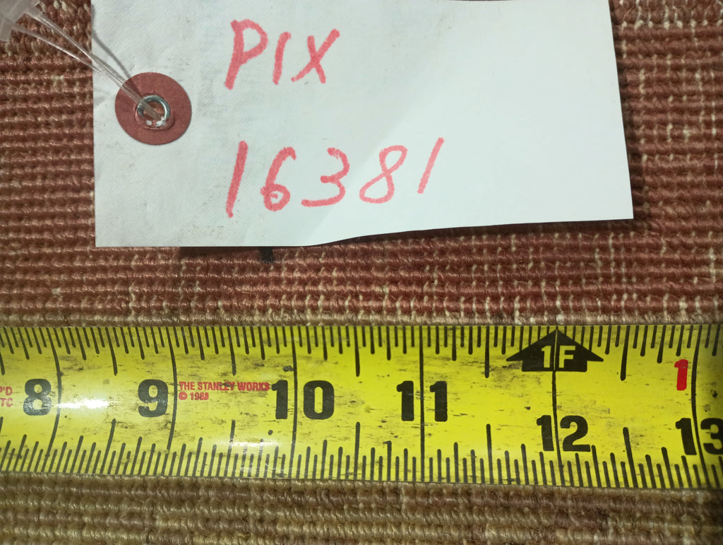 8.2 x 15.8 ODD Size Chobi Peshawar Rust Black Natural Wool LARGE Runner Rug #PIX-16381