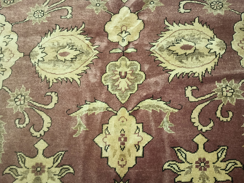 8.2 x 15.8 ODD Size Chobi Peshawar Rust Black Natural Wool LARGE Runner Rug #PIX-16381