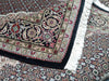 Load image into Gallery viewer, 5 x 6.5 Black Tabriz Mahi Wool &amp; Silk Rug 16781