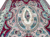 Load image into Gallery viewer, Luxurious-Authentic-Crimson-Pakistani-Rug.jpg