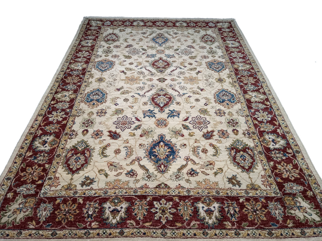 5.3 x 7.11 Quality Jaipour Rug Warm Colors #F-5710