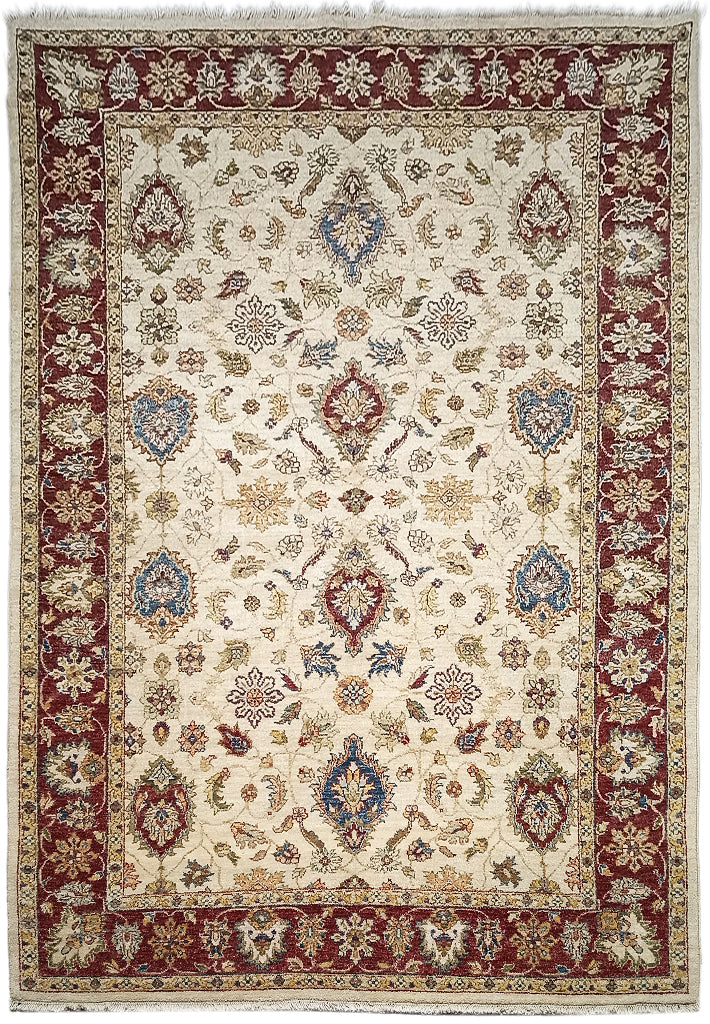 5.3 x 7.11 Quality Jaipour Rug Warm Colors #F-5710