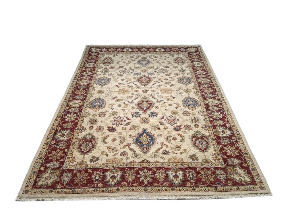 5.3 x 7.11 Quality Jaipour Rug Warm Colors #F-5710