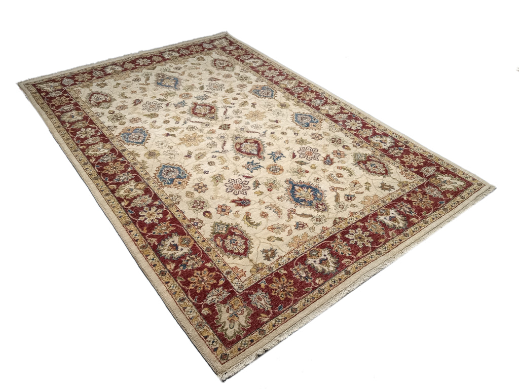 5.3 x 7.11 Quality Jaipour Rug Warm Colors #F-5710