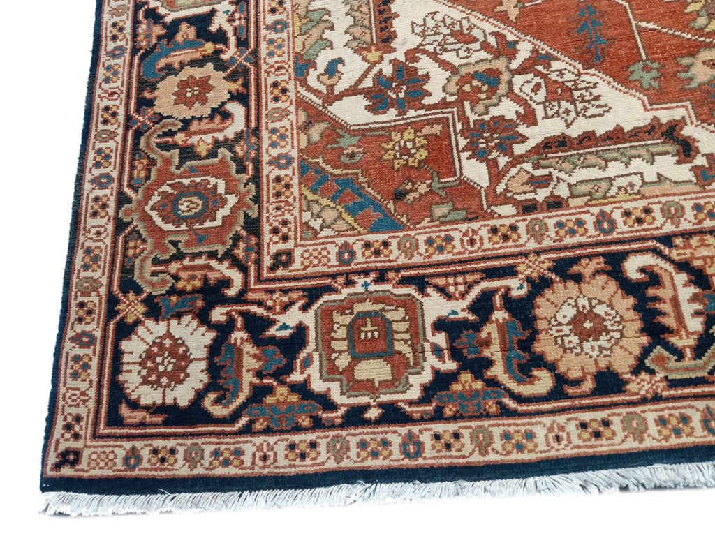 5.3 x 8.2 New Serapi Wool Handmade Rug #PIX-26216