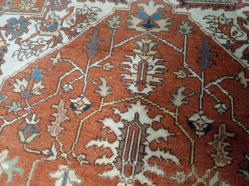 5.3 x 8.2 New Serapi Wool Handmade Rug #PIX-26216