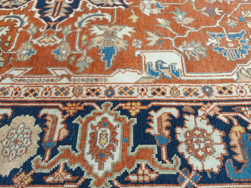 5.3 x 8.2 New Serapi Wool Handmade Rug #PIX-26216