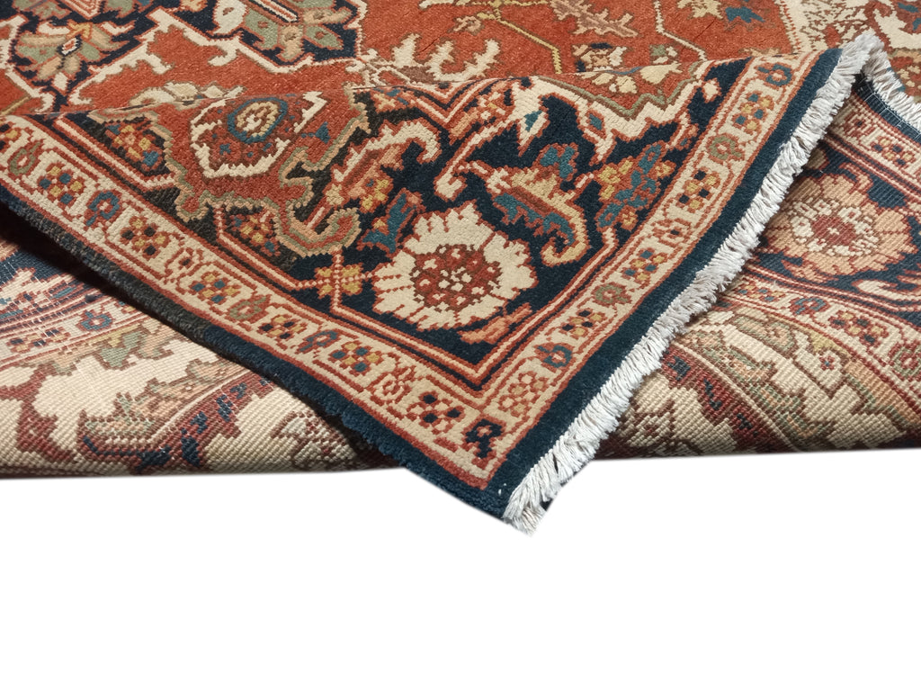 5.3 x 8.2 New Serapi Wool Handmade Rug #PIX-26216