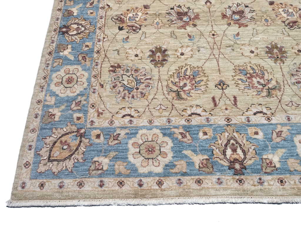5.0 x 6.6 Quality Jaipour Rug Beige Blue #F-5715