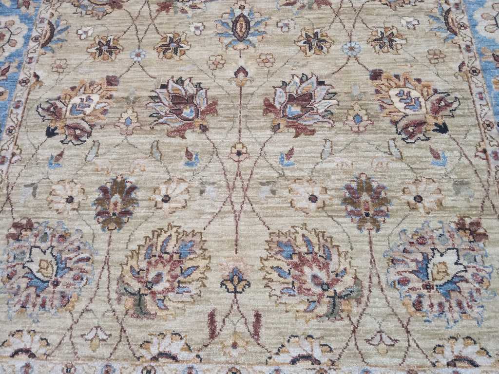 5.0 x 6.6 Quality Jaipour Rug Beige Blue #F-5715