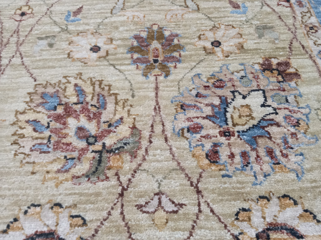5.0 x 6.6 Quality Jaipour Rug Beige Blue #F-5715