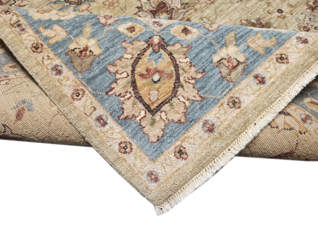 5.0 x 6.6 Quality Jaipour Rug Beige Blue #F-5715