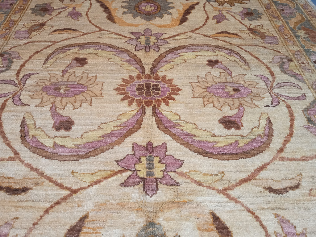 4.10 x 6.4 Apricot Chobi Peshawar Rug 8301