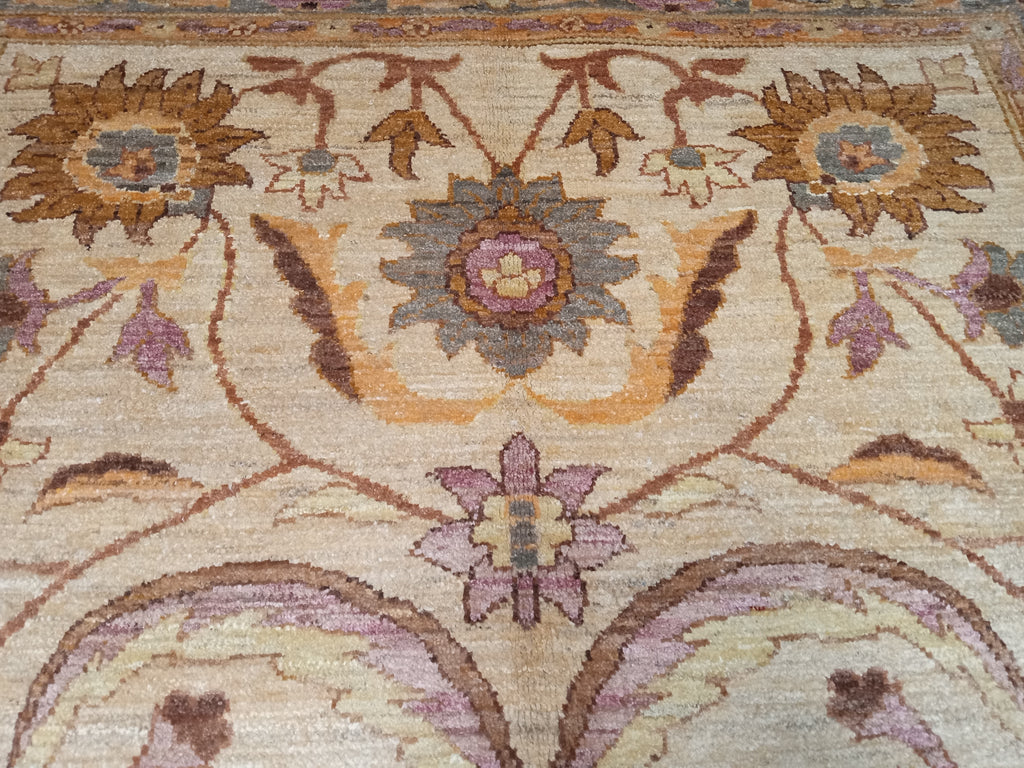 4.10 x 6.4 Apricot Chobi Peshawar Rug 8301