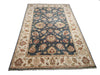 Load image into Gallery viewer, 5 x 8 Navy Vegetable Dyed Chobi Rug 74061