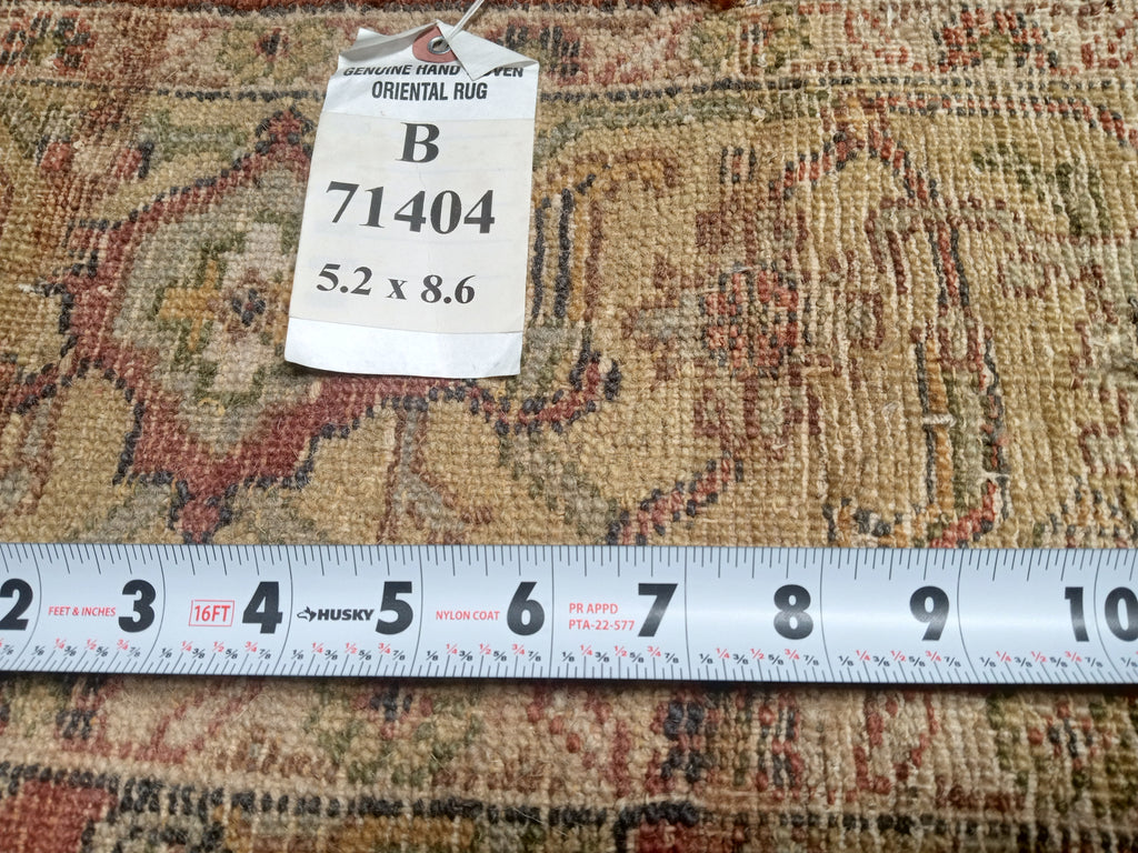 5.2 x 8.6 Vegetable Dyed Serapi Chobi Rug