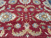 Load image into Gallery viewer, 5.4 x 8.2 Red Vegetable Dyed Chobi Rug 74067