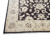 Load image into Gallery viewer, 5 x 6.3 BLACK Ziglar Rug Handmade Pakistan NATURAL WOOL #PIX-25370