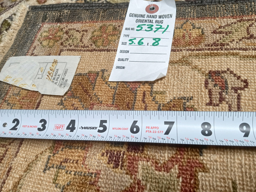 5 x 8 Neutral Colors Chobi Ziger Rug #5371