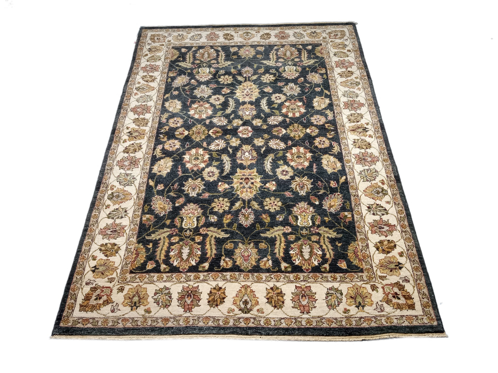 5 x 8 Neutral Colors Chobi Ziger Rug #5371
