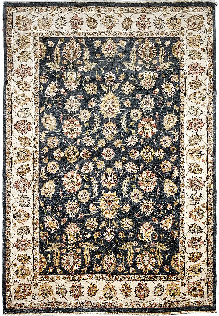 5 x 8 Neutral Colors Chobi Ziger Rug #5371