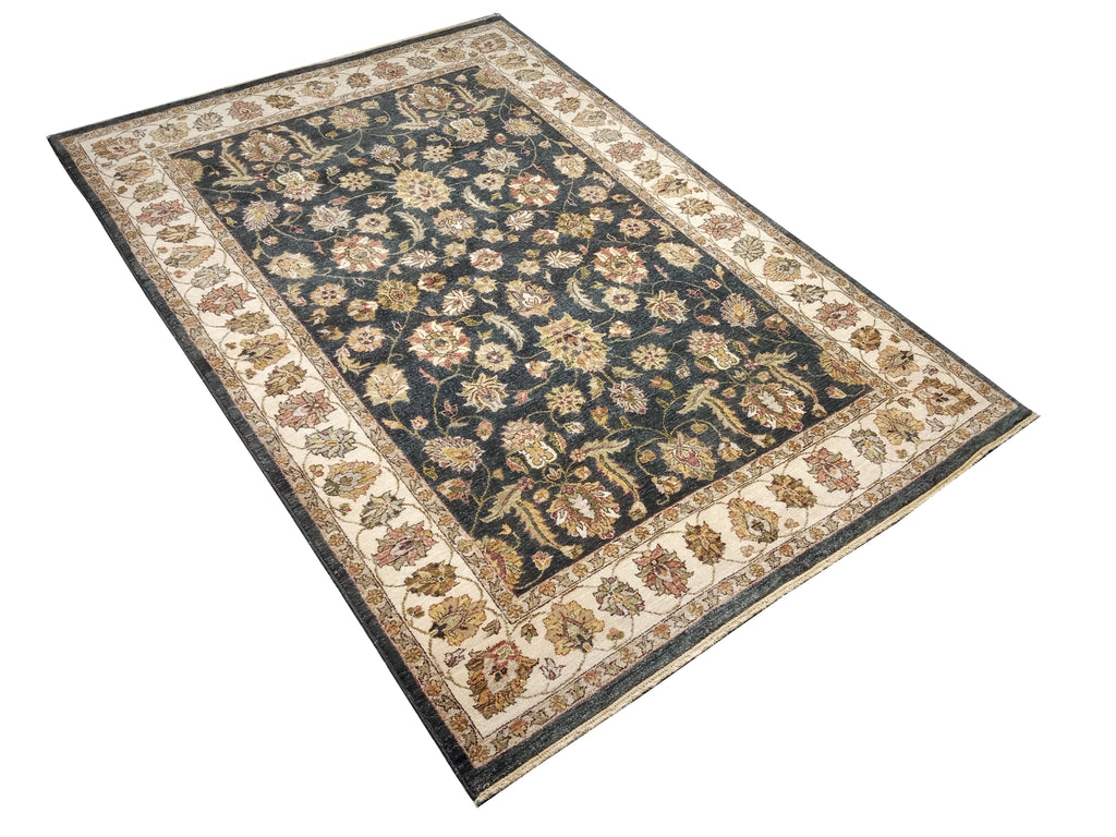 5 x 8 Neutral Colors Chobi Ziger Rug #5371