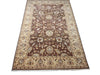 Load image into Gallery viewer, 5.5 x 8.6 Chocolate Brown Chobi Peshawar Rug 14815