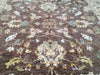 Load image into Gallery viewer, 5.5 x 8.6 Chocolate Brown Chobi Peshawar Rug 14815