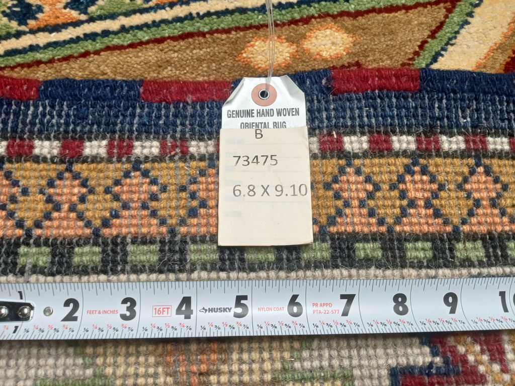 6.8 x 9.10 Elegant Fancy Kazak Rug 73475