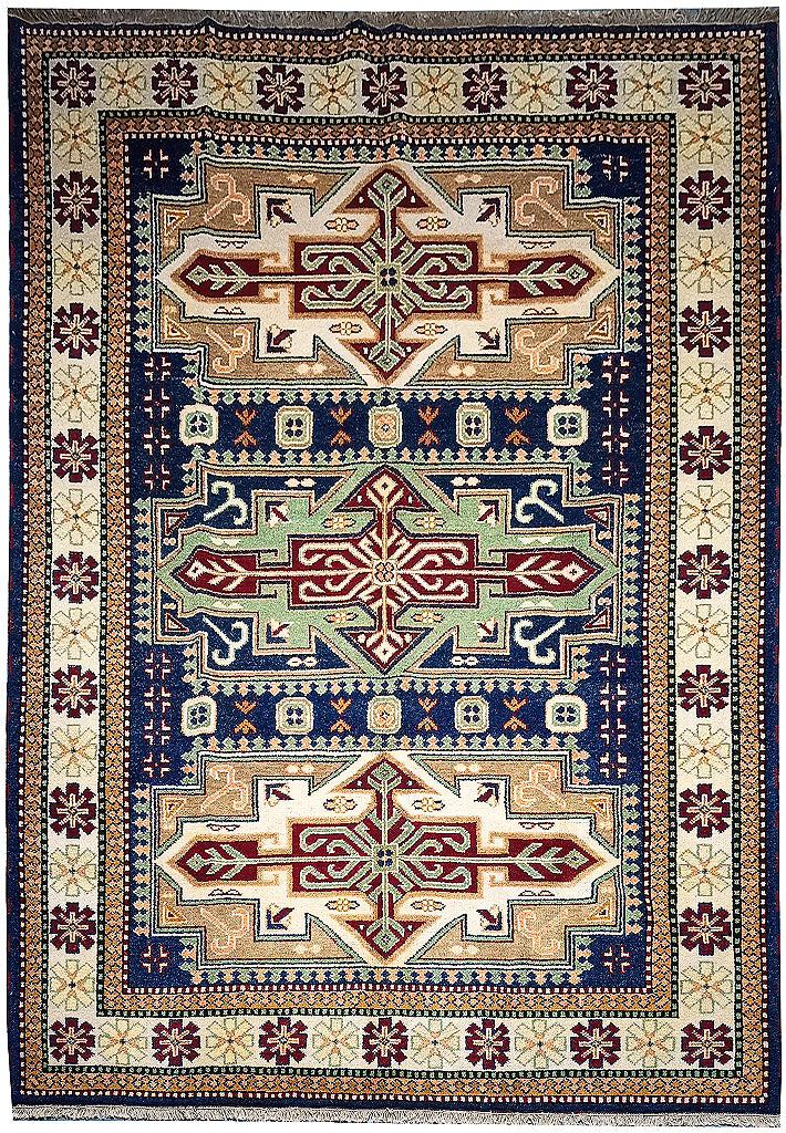 6.8 x 9.10 Elegant Fancy Kazak Rug 73475