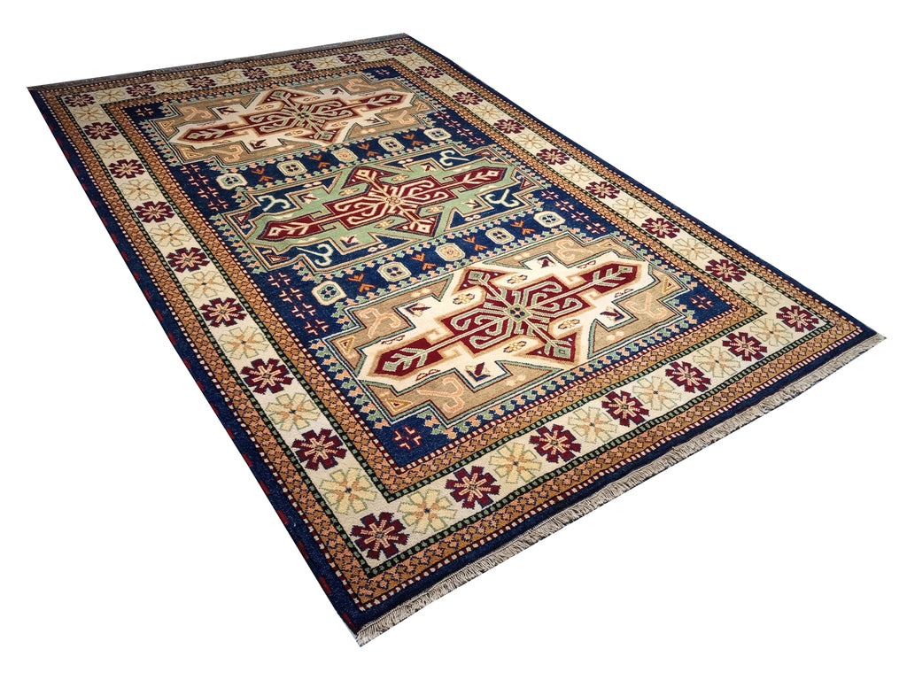 6.8 x 9.10 Elegant Fancy Kazak Rug 73475
