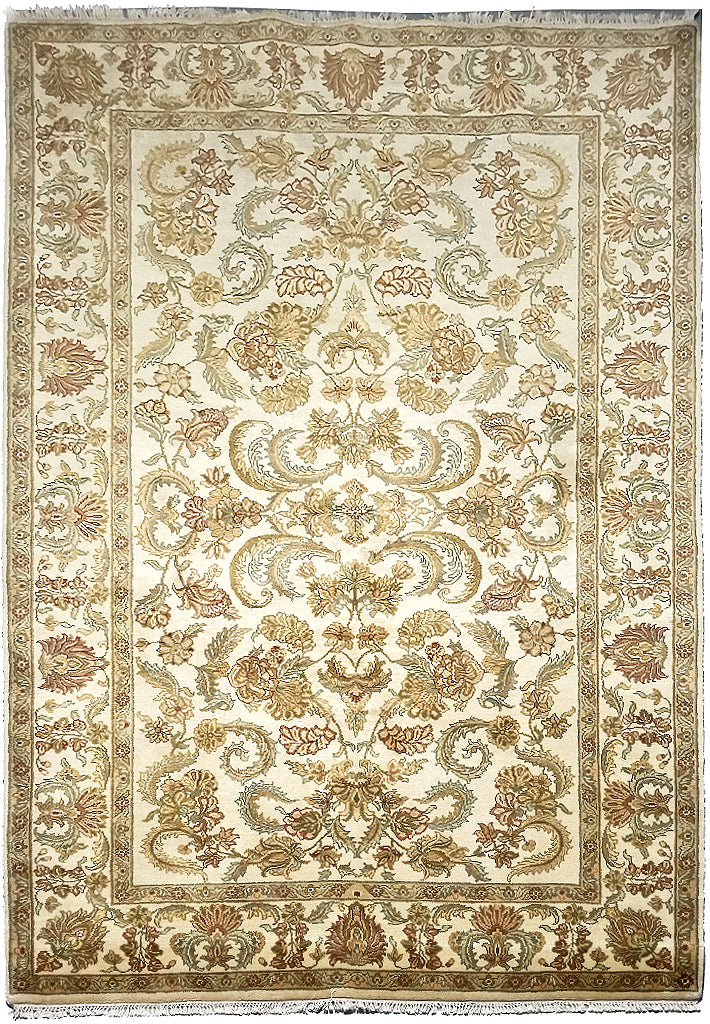 6' x 9' New Handmade Jaipour Rug  DENSE LUSTROUS WOOL #D-9
