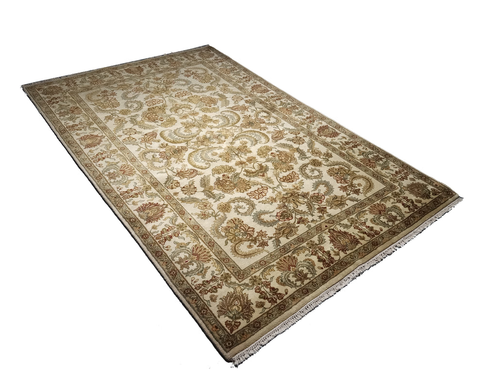 6' x 9' New Handmade Jaipour Rug  DENSE LUSTROUS WOOL #D-9
