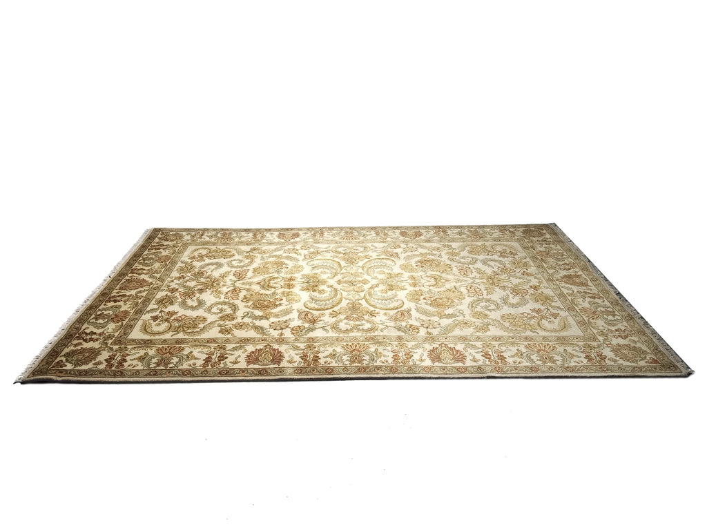 6' x 9' New Handmade Jaipour Rug  DENSE LUSTROUS WOOL #D-9
