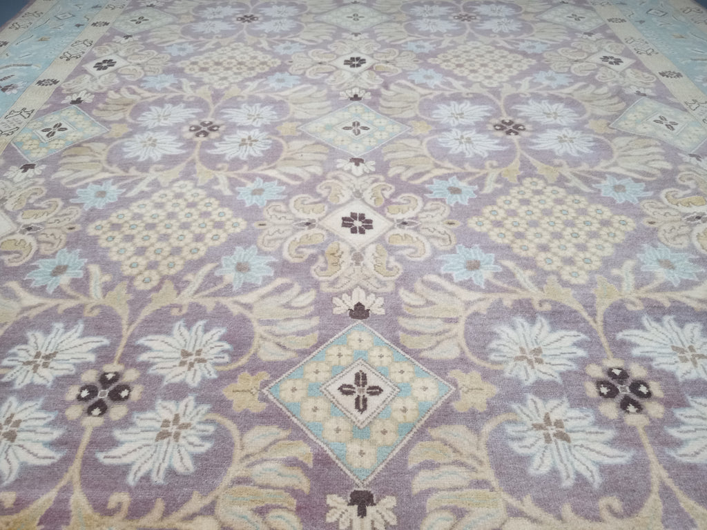 6' x 9' Handmade Agra Rug Natural Wool Vegie Dye #D-11