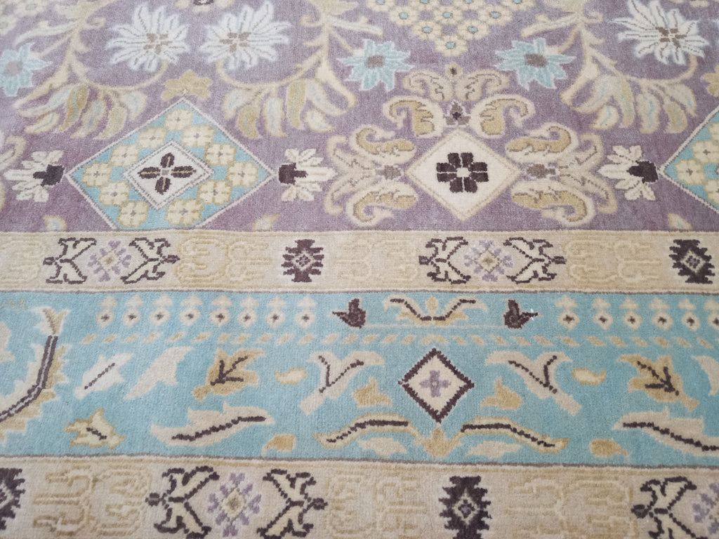 6' x 9' Handmade Agra Rug Natural Wool Vegie Dye #D-11