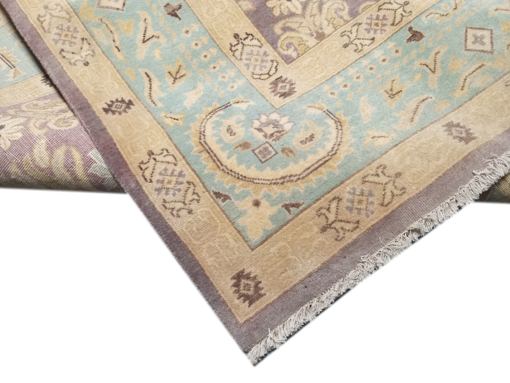 6' x 9' Handmade Agra Rug Natural Wool Vegie Dye #D-11