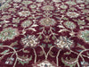 Load image into Gallery viewer, 6&#39; x 9&#39; Burgundy Black, Quality Handmade Jaipur Rug #D-13