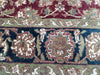 Load image into Gallery viewer, 6&#39; x 9&#39; Burgundy Black, Quality Handmade Jaipur Rug #D-13
