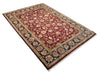 Load image into Gallery viewer, 6&#39; x 9&#39; Burgundy Black, Quality Handmade Jaipur Rug #D-13