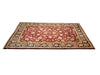Load image into Gallery viewer, 6&#39; x 9&#39; Burgundy Black, Quality Handmade Jaipur Rug #D-13
