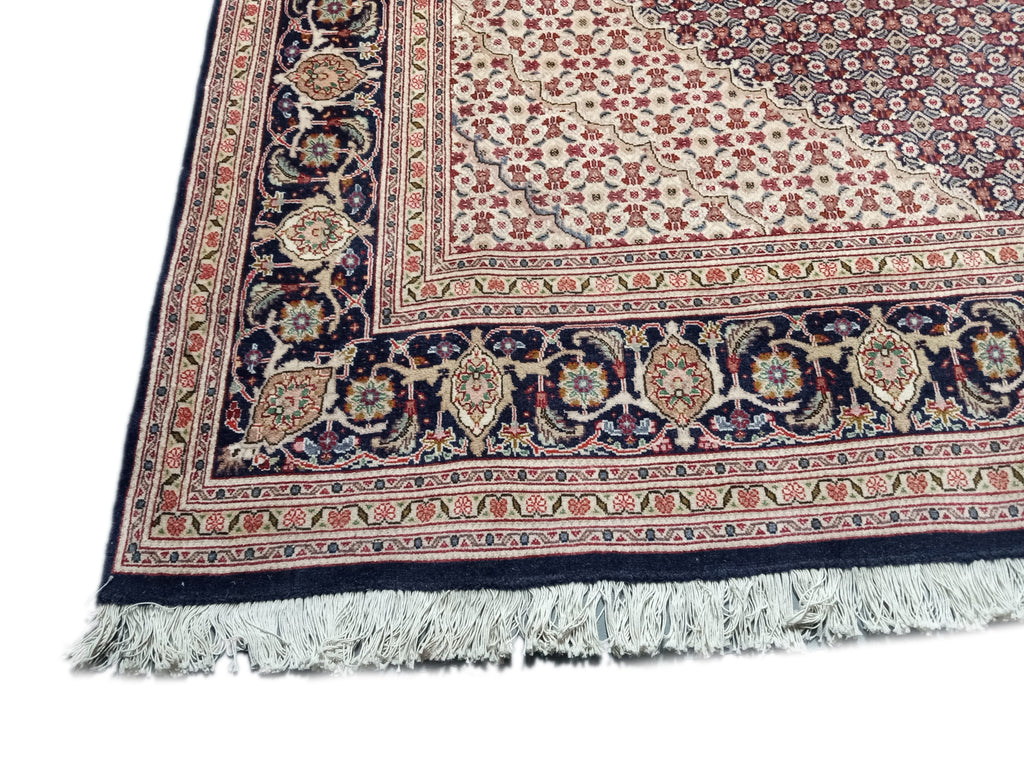 6' x 10' Authentic Finer Persian Mahi Tabriz Rug Wool and Silk 400 KPSI #D-14