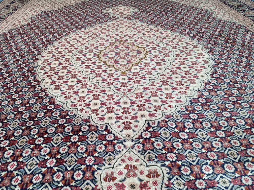 6' x 10' Authentic Finer Persian Mahi Tabriz Rug Wool and Silk 400 KPSI #D-14