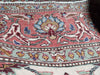 Load image into Gallery viewer, 5.9 x 9 Semi-Antique Persian Tabriz Rug Ivory/Pink 22913