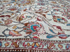Load image into Gallery viewer, 5.9 x 9 Semi-Antique Persian Tabriz Rug Ivory/Pink 22913