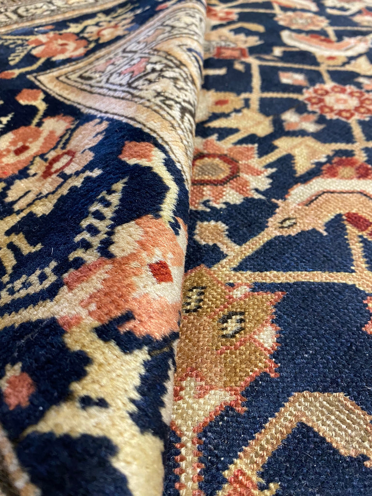 7 x 19 Authentic Antique Persian Herati Mahal Large Rug UNUSUAL HARD TO FIND SIZE #F-6485