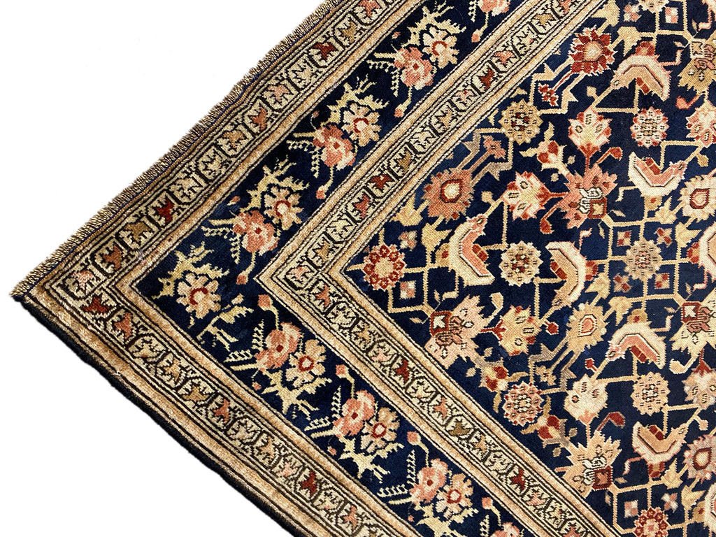 7 x 19 Authentic Antique Persian Herati Mahal Large Rug UNUSUAL HARD TO FIND SIZE #F-6485