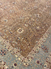 Load image into Gallery viewer, 12 x 16.3 Quality Ziglar Rug Natural Ghazni Wool Sage Brown #PIX-11611