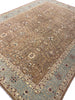 Load image into Gallery viewer, 12 x 16.3 Quality Ziglar Rug Natural Ghazni Wool Sage Brown #PIX-11611